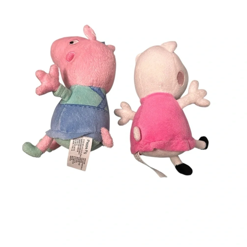 Peppa Pig and Suzy Sheep Character Plush in Pink and Blue